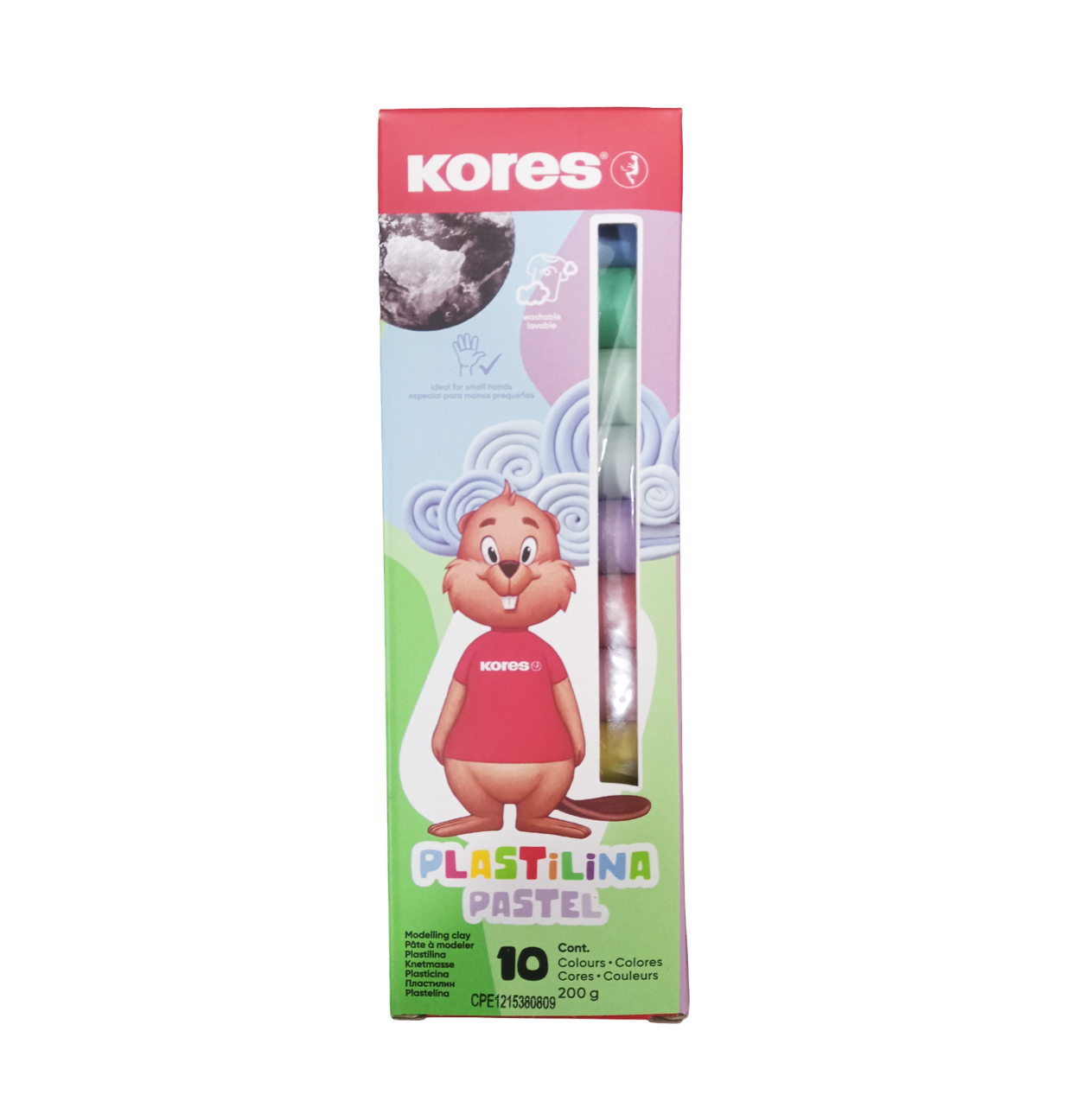 PLASTILINA PASTEL X10